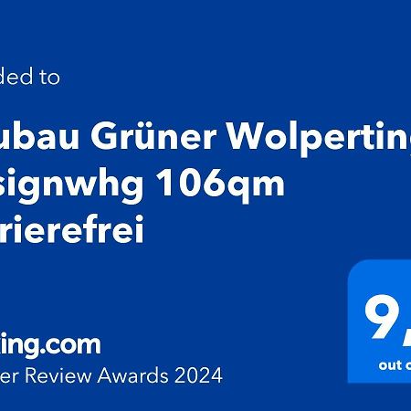 Neubau Gruener Wolpertinger Designwhg 106Qm Barrierefrei Apartman Breitbrunn am Chiemsee Kültér fotó