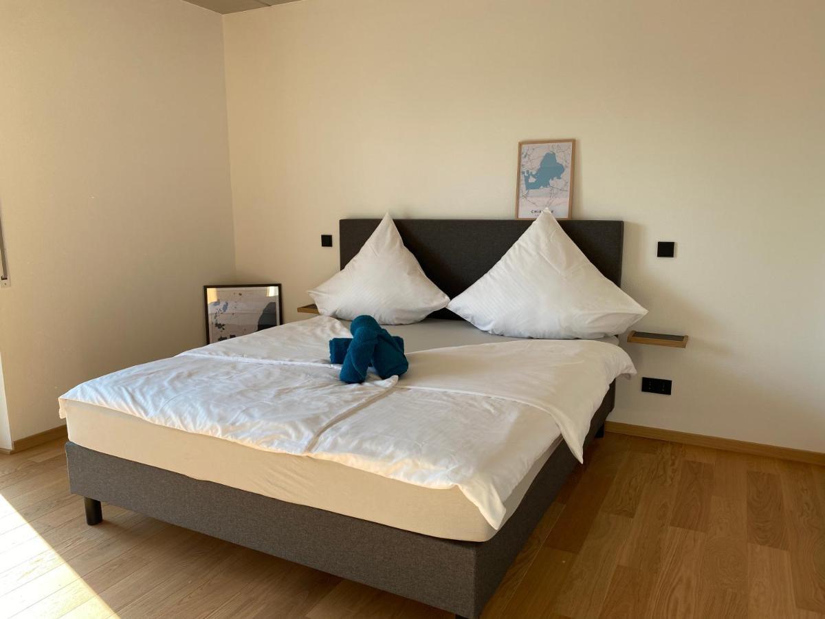 Neubau Gruener Wolpertinger Designwhg 106Qm Barrierefrei Apartman Breitbrunn am Chiemsee Kültér fotó