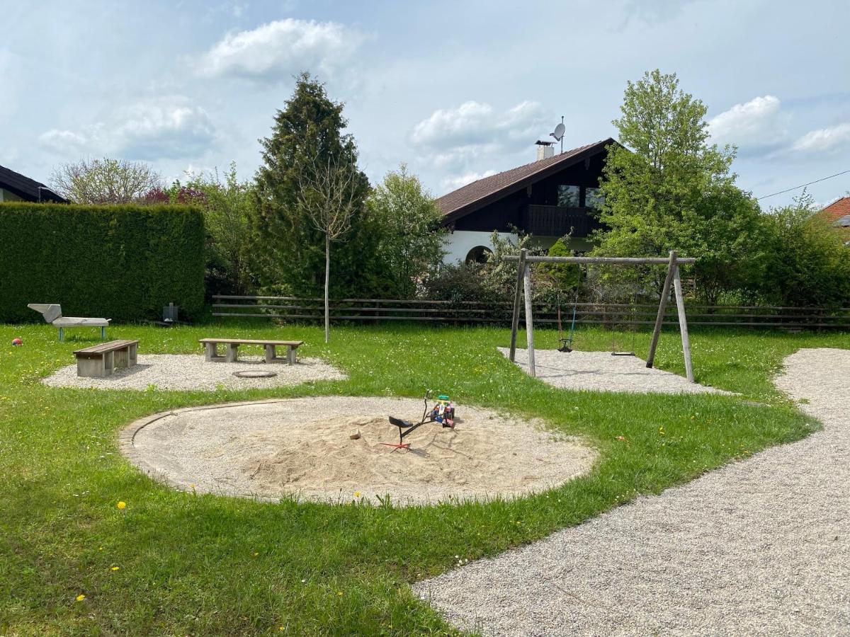 Neubau Gruener Wolpertinger Designwhg 106Qm Barrierefrei Apartman Breitbrunn am Chiemsee Kültér fotó