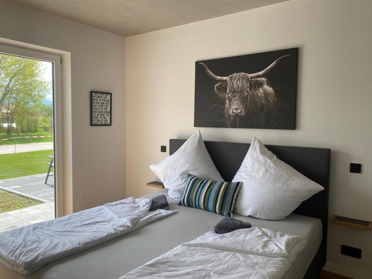 Neubau Gruener Wolpertinger Designwhg 106Qm Barrierefrei Apartman Breitbrunn am Chiemsee Kültér fotó