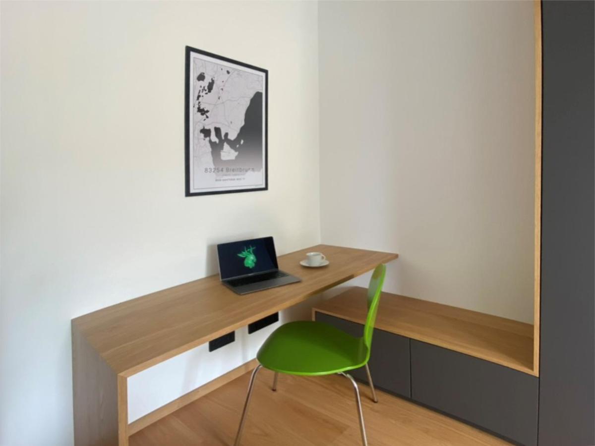 Neubau Gruener Wolpertinger Designwhg 106Qm Barrierefrei Apartman Breitbrunn am Chiemsee Kültér fotó