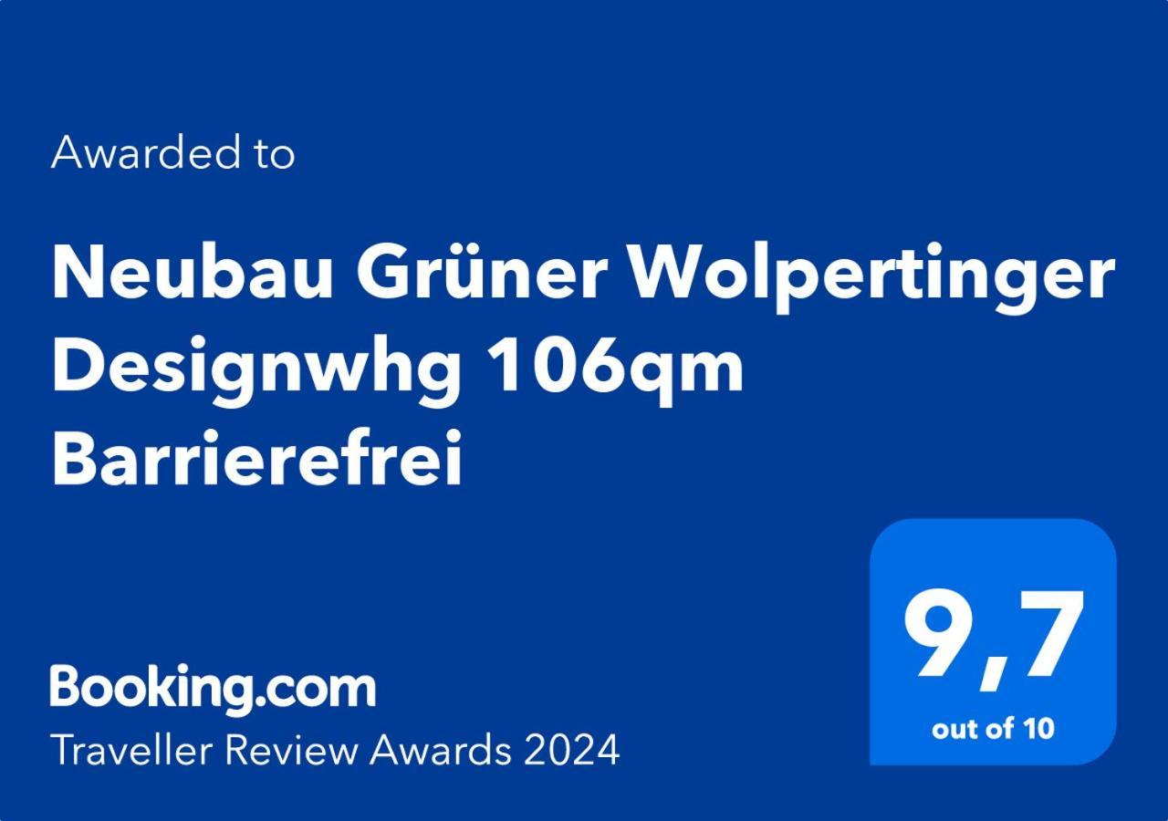Neubau Gruener Wolpertinger Designwhg 106Qm Barrierefrei Apartman Breitbrunn am Chiemsee Kültér fotó
