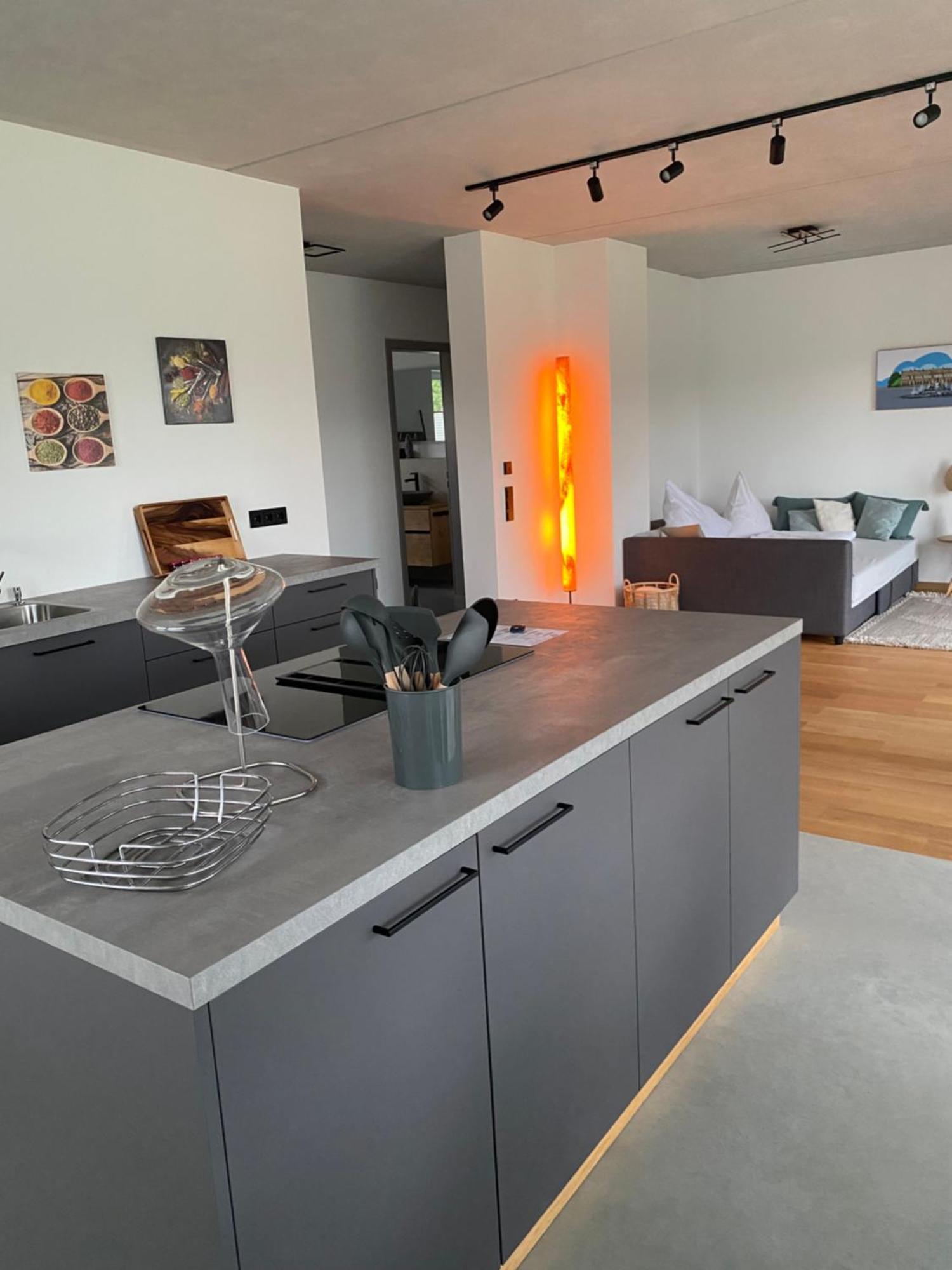 Neubau Gruener Wolpertinger Designwhg 106Qm Barrierefrei Apartman Breitbrunn am Chiemsee Kültér fotó