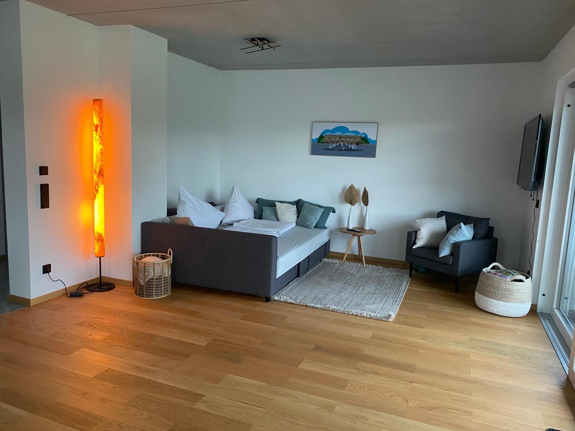 Neubau Gruener Wolpertinger Designwhg 106Qm Barrierefrei Apartman Breitbrunn am Chiemsee Kültér fotó